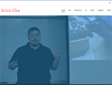 Tablet Screenshot of ericachu.com